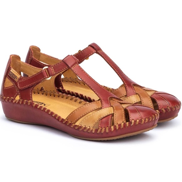 PIKOLINOS Shoes - NWOB Pikolinos P. VALLARTA Women's Leather Sandals Shoes in Sandia Size 9.5 NEW